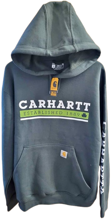 Men's Carhartt Pullover Hoodie — Size Large, Loose Fit (New with Tags)