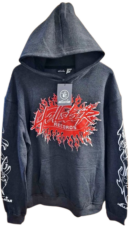 Men's Hellstar Records Flame Hoodie — Size Large (New with Tags)